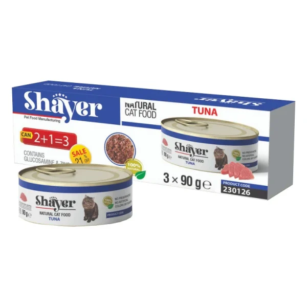 CONSER1۱ کنسرو غذای گربه شایر مدل Tuna