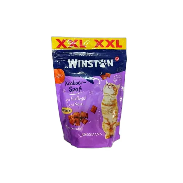 تشویقی گربه وینستون با طعم مرغ 150 گرم تشویقی گربه وینستون با طعم مرغ 150 گرم