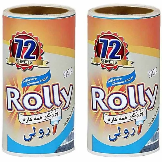 رولی.webp یدک پرزگیر رولی کوچک ۲ عددی ۷۲ برگی - تصویر 1
